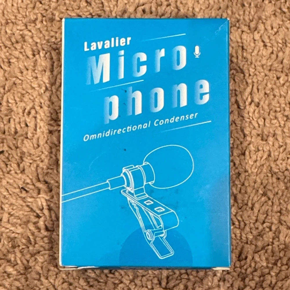 Lavalier Omnidirectional Condenser Microphone